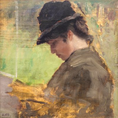 Den engelske jenta av Giuseppe or Joseph de Nittis