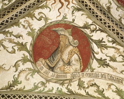 Profeten Micah, fra Loggia d "Annunciation, 1451 av Giusto dAllamagna