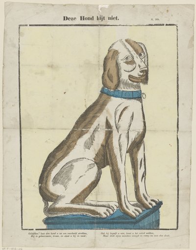 Denne hunden biter ikke (tittel på objekt) av Glenisson and Van Genechten