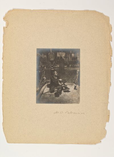 Scener fra folkets liv, portefølje uten tittel, 1905. av Glenn O Coleman