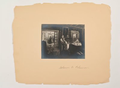 Scener fra folkets liv, portefølje uten tittel, ca. 1905-1906. av Glenn O Coleman