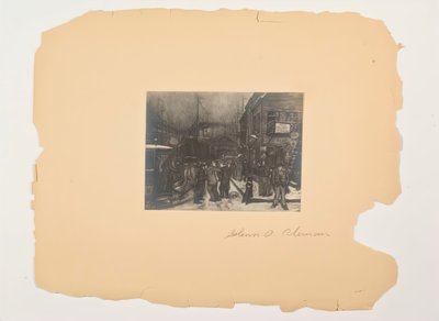 Scener fra folkets liv, portefølje uten tittel, ca. 1905-1906. av Glenn O Coleman