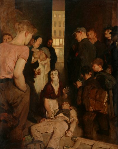 En gateulykke av Glyn Warren Philpot