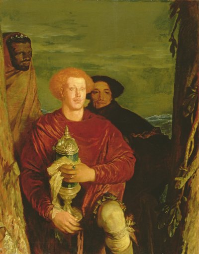 Tilbedelse av de tre konger, 1918 av Glyn Warren Philpot
