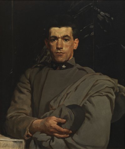 Italiensk soldat nr. 2, ca. 1918 (olje på lerret) av Glyn Warren Philpot
