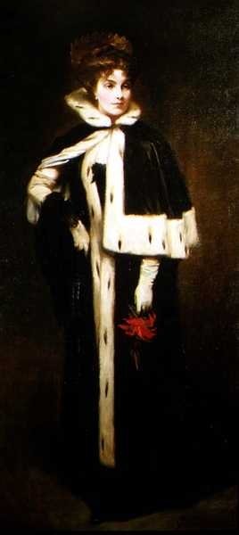 Portrett av fru Jean Ewing Fitzwilliam av Glyn Warren Philpot