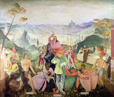 Den tredelte helligtrekonger av Glyn Warren Philpot
