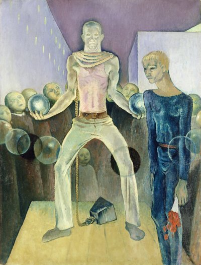 Vektløfting, Berlin 1931 av Glyn Warren Philpot