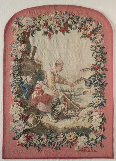 Brannskjermpanel, c. 1775. av Gobelins Jacques Neilson