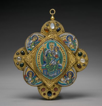 Anheng med jomfruen og barnet, ca. 1160-1170. av Godefroid de Huy