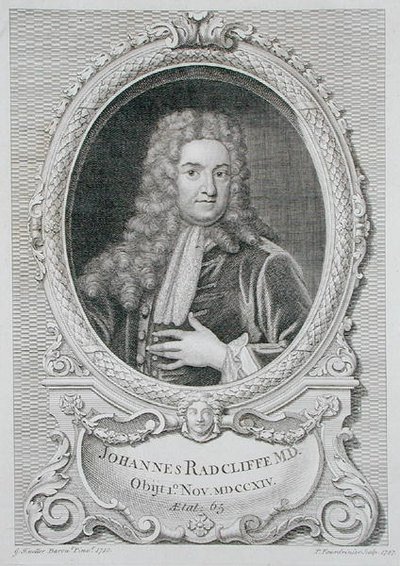 Portrett av John Radcliffe (1650-1714) fra 