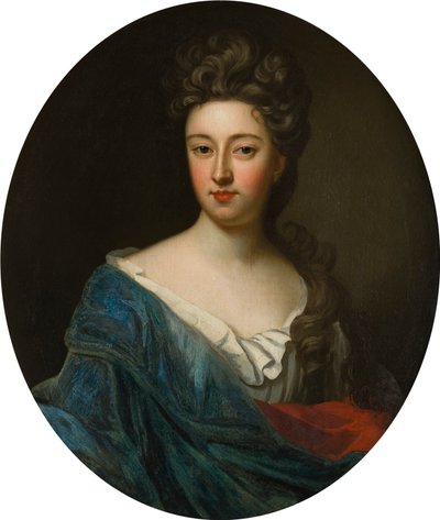 Portrett av Lady Diana Fielding (1659-1731), ca. 1680-1731 (olje på lerret) av Godfrey (studio of) Kneller