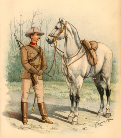 Viktorianske monterte rifler, 1890. av Godfrey Douglas Giles