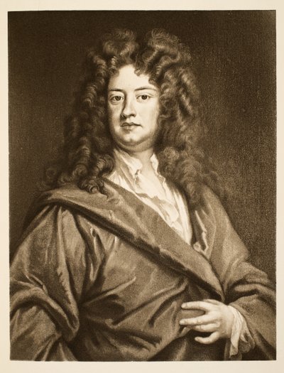 Charles Montagu, jarl av Halifax, pub. 1902 (kollotype) av Godfrey Kneller
