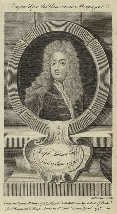 Joseph Addison, Esquire av Godfrey Kneller