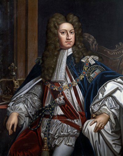 Portrett av George I, konge av Storbritannia (1660-1727) av Godfrey Kneller