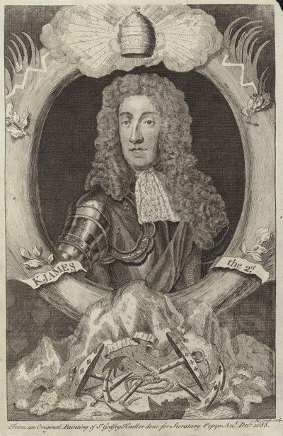 Portrett av James II av England og Irland av Godfrey Kneller