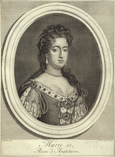Portrett av dronning Mary II av England, Skottland og Irland av Godfrey Kneller
