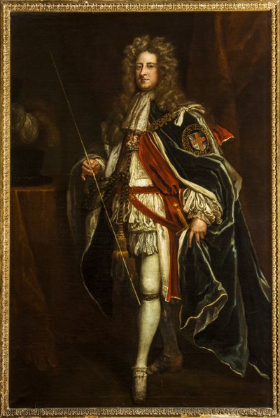 Portrett av William Cavendish, 4. jarl og 1. hertug av Devonshire, ca. 1690-1710 (olje på lerret) av Godfrey Kneller