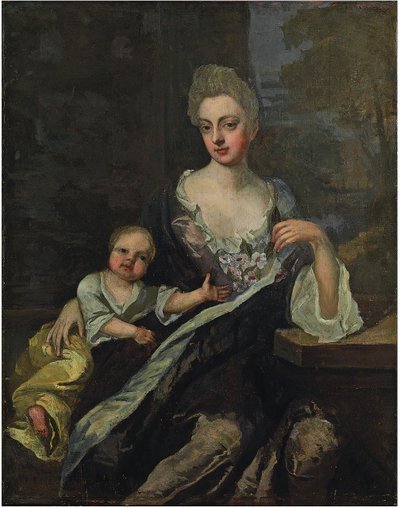 Portrett av en dame av Godfrey Kneller