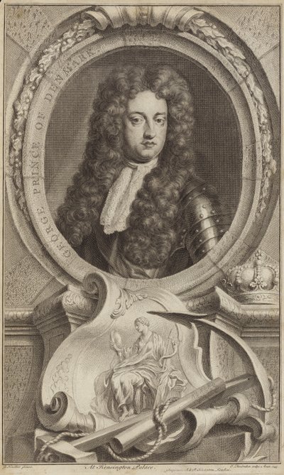 Prins Georg av Danmark og Norge av Godfrey Kneller