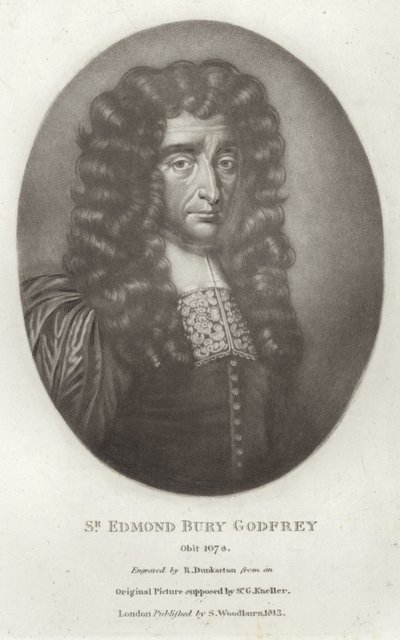Sir Edmond Bury Godfrey av Godfrey Kneller
