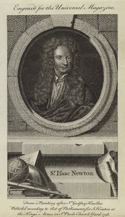 Sir Isaac Newton av Godfrey Kneller