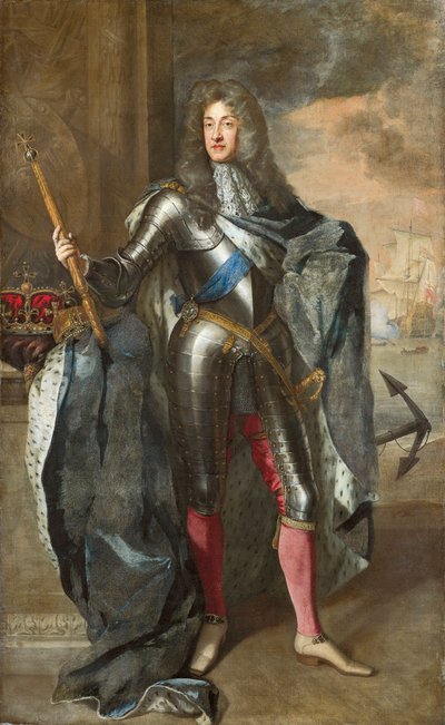 Storbritannia, England, London, Portrett av kong George I av Storbritannia (1660-1727) av Godfrey Kneller