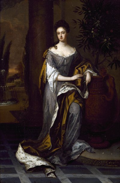 Portrett av en dame, uten dato av Godfrey studio of Kneller