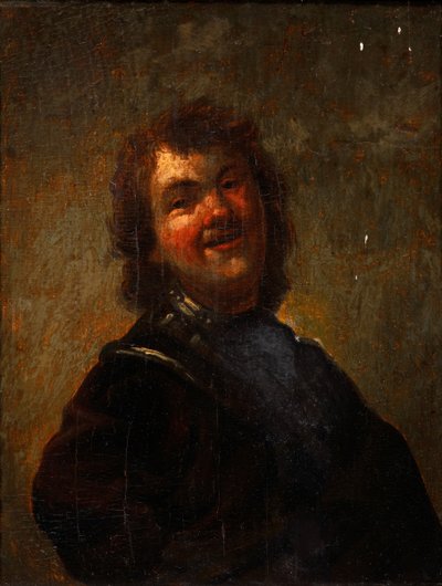 Rembrandt ler, 1658 av Godfried Cornelisz Schalcken