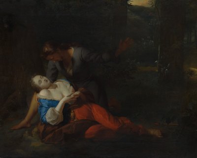 Cephalus og Procris, sannsynligvis 1680-tallet. av Godfried Schalcken