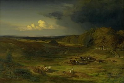 Landskap nær Frederiksborg slott av Godtfred Rump