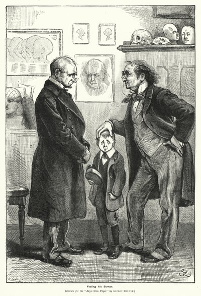 Føler støtene hans (gravering) av Gordon Frederick (after) Browne