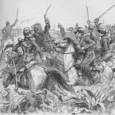 Fanget av et dristig slag Abd-El-Kadrs Smalah, 1902 av Gordon Frederick Browne