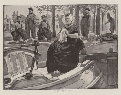 Eva ved roret av Gordon Frederick Browne