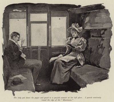 Illustrasjon for Bare en novelle, av Arthur Hughes av Gordon Frederick Browne