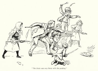 Illustrasjon for The Story of the Treasure Seekers av E Nesbit (litho) av Gordon Frederick Browne
