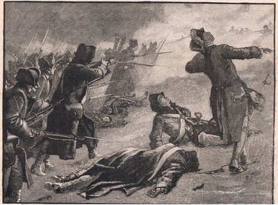Montgomerys angrep på den lave byen, Quebec AD 1775 av Gordon Frederick Browne
