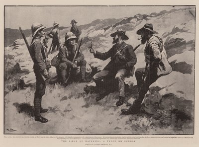 Beleiringen av Mafeking, en våpenhvile på søndag av Gordon Frederick Browne