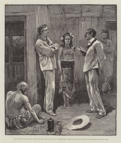 Uma, eller The Beach of Falesa, av Robert Louis Stevenson av Gordon Frederick Browne