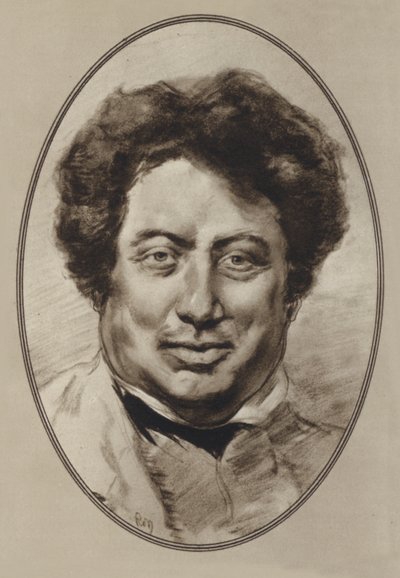 Alexandre Dumas, Pere (litho) av Gordon Ross