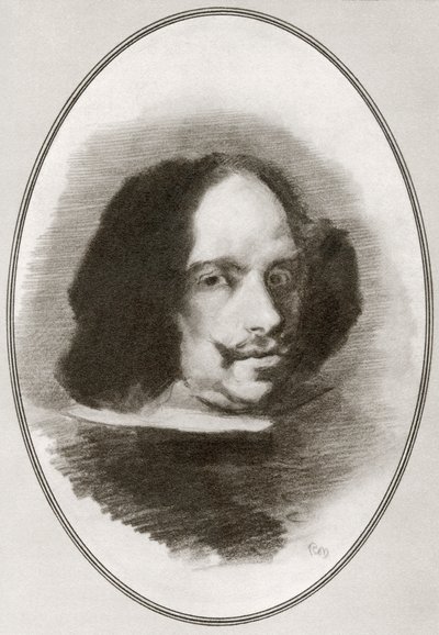 Diego Rodriguez de Silva y Velazquez, fra Living Biographies of Great Painters av Gordon Ross