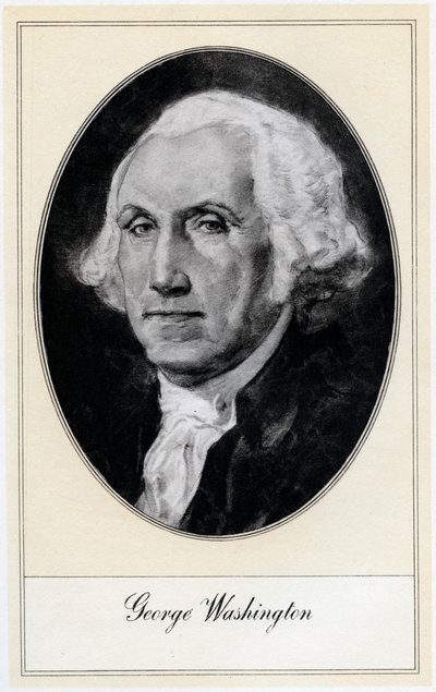 George Washington, USAs første president, tidlig på 1900-tallet. av Gordon Ross