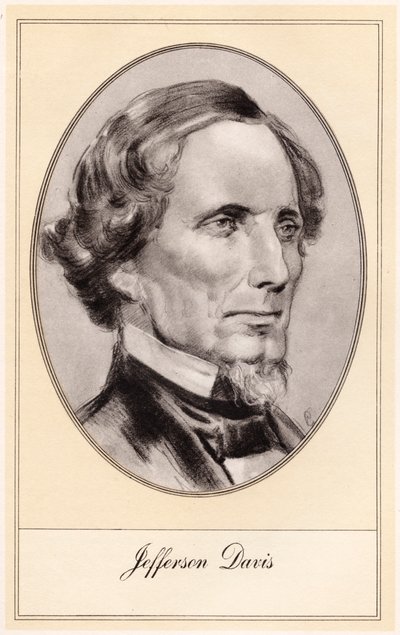 Jefferson Davis , amerikansk soldat og politiker, tidlig på 1900-tallet av Gordon Ross