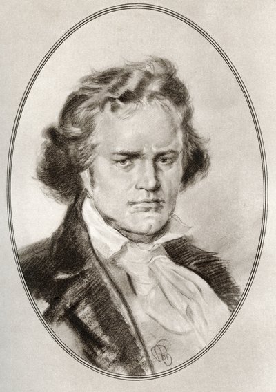 Ludwig van Beethoven, fra Living Biography of Great Composers av Gordon Ross