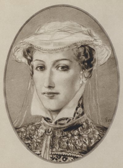 Mary Queen of Scots (litho) av Gordon Ross