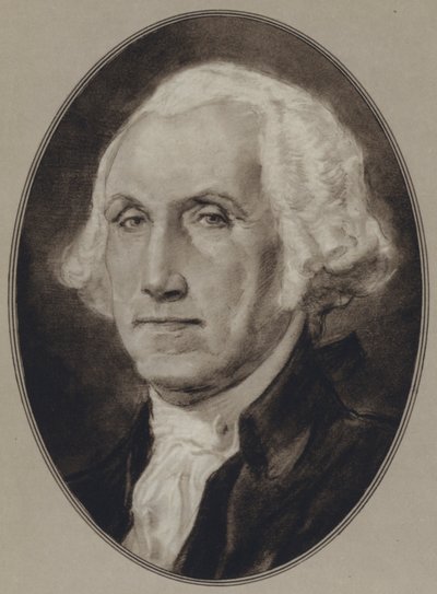 Portretter av amerikanske statsmenn: George Washington (litho) av Gordon Ross