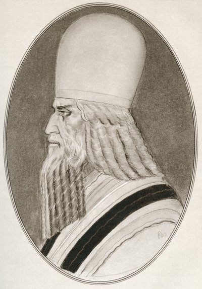 Zoroaster, aka Zarathustra, Zarathushtra Spitama eller Ashu Zarathushtra, fra Levende biografier om religiøse ledere av Gordon Ross