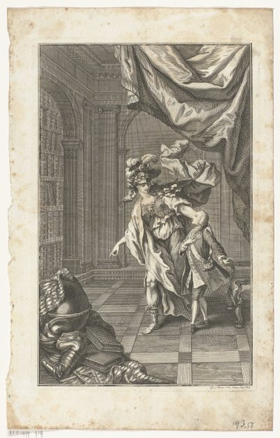 Maximilian III Joseph akkompagnert av Minerva av Gottfried Bernhard Götz
