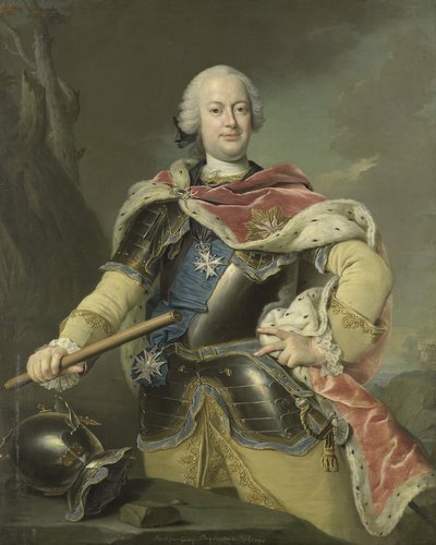 Portrett av Frederick Christian, kurfyrst av Sachsen 1722-1763, 1751 av Gottfried Boy